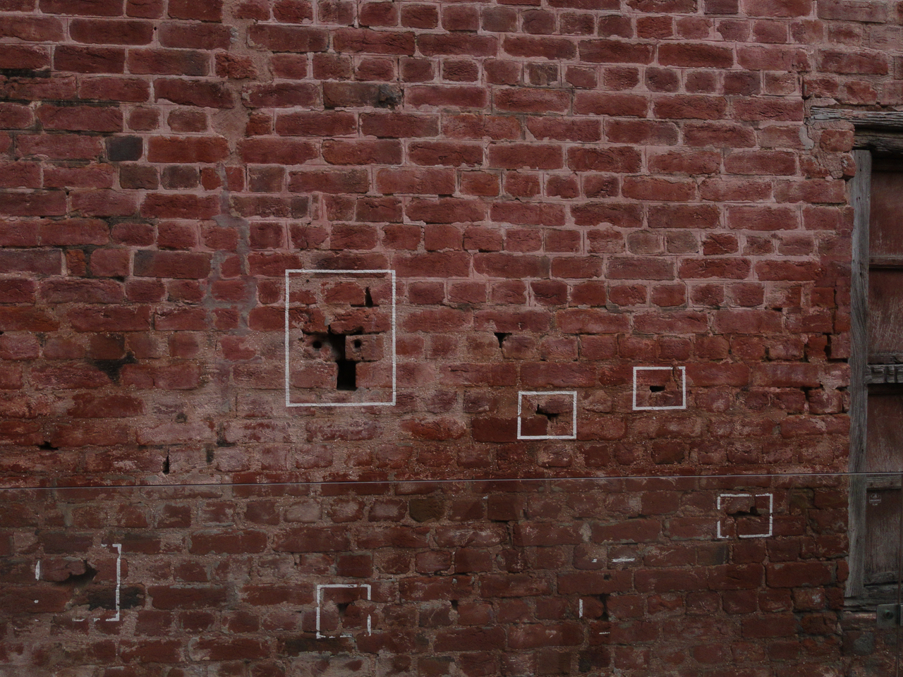 The scars of the British colonialism have not yet healed. This picture shows the marks of a massacre which took place in Amritsar in 1919. 379 people were killed as they defied the ban of public meetings.