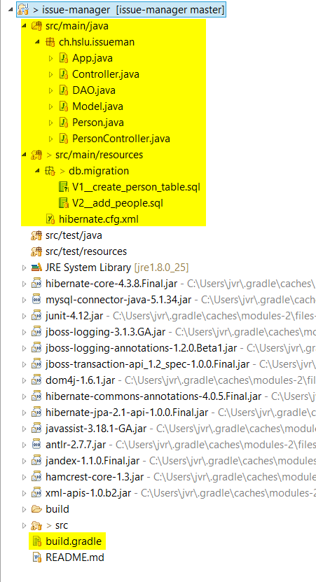 Eclipse Project Structure